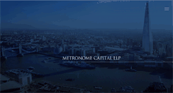 Desktop Screenshot of metronomecap.com